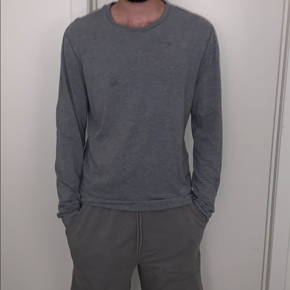 Gray shirt